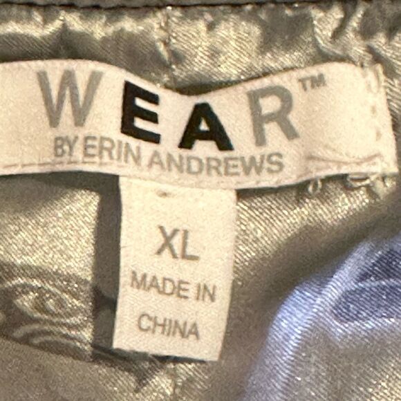 WEAR by Erin Andrews NFL Seattle Seahawks Full Zip Bomber Jacket Blue | Women Si - Picture 5 of 13